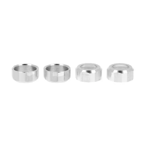 Cen Racing - Silver Shock Cap, For The Q & Mt Series (4Pcs) 1