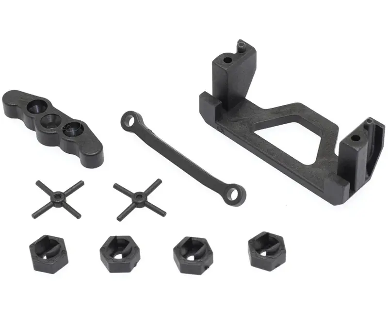 Cen Racing - Wheel Hex & Servo Mount (Cross Pin, Rear Lower Mount, St Linkage) 1/16 Scale Original Parts 1