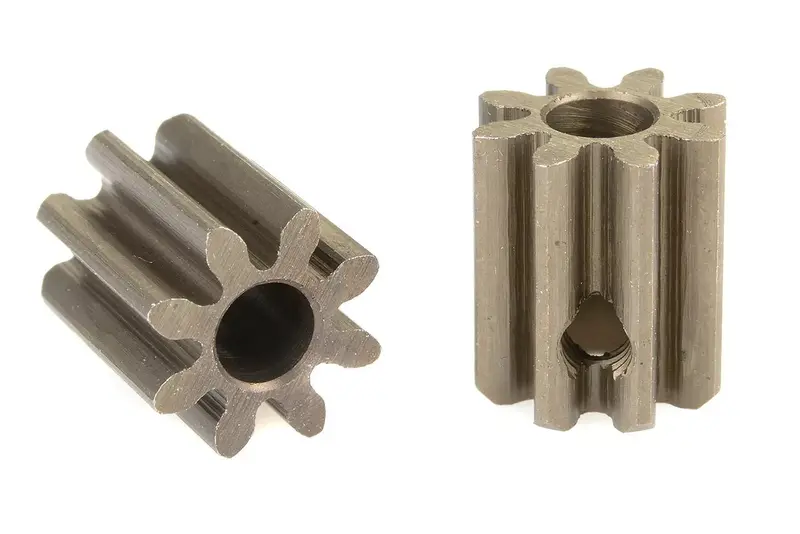 Corally - 32 Dp Pinion - Short - Hardened Steel - 8 Teeth - Shaft Dia. 3.17Mm 1