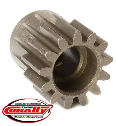 Corally - 32 Pitch Pinion - Short - Hardened Steel - 13 Tooth - Shaft Dia. 5Mm 1