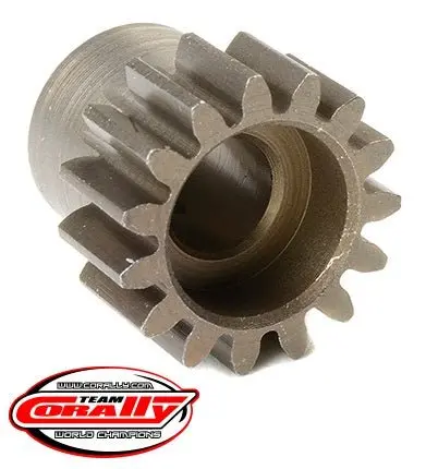 Corally - 32 Pitch Pinion - Short - Hardened Steel - 15 Tooth - Shaft Dia. 5Mm 1