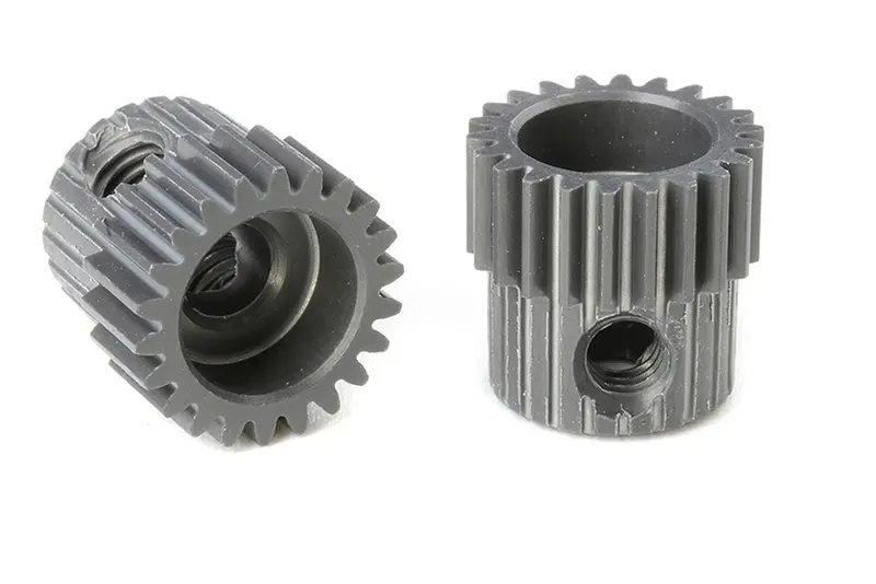 Corally - 64 Dp Pinion - Short - Hard Anodized Al7075 - 22 Teeth - Shaft Dia. 3.17Mm 1