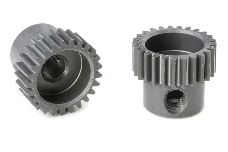 Corally - 64 Dp Pinion - Short - Hard Anodized Al7075 - 25 Teeth - Shaft Dia. 3.17Mm 1