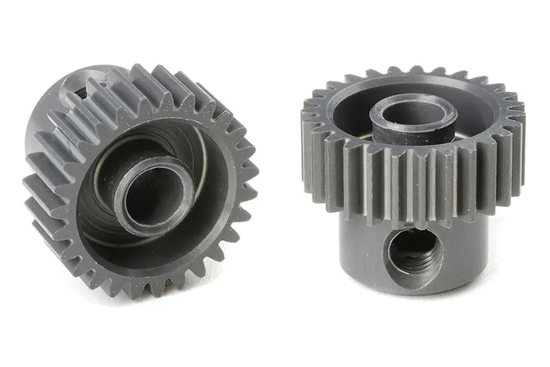 Corally - 64 Dp Pinion - Short - Hard Anodized Al7075 - 27 Teeth - Shaft Dia. 3.17Mm 1