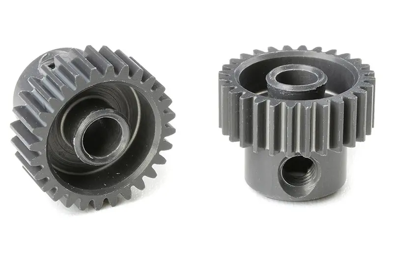 Corally - 64 Dp Pinion - Short - Hard Anodized Al7075 - 28 Teeth - Shaft Dia. 3.17Mm 1