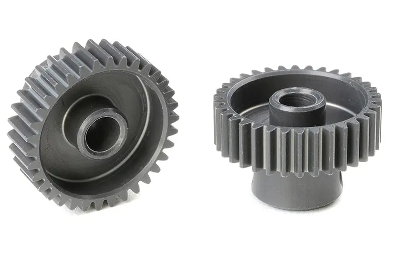 Corally - 64 Dp Pinion - Short - Hard Anodized Al7075 - 34 Teeth - Shaft Dia. 3.17Mm 1