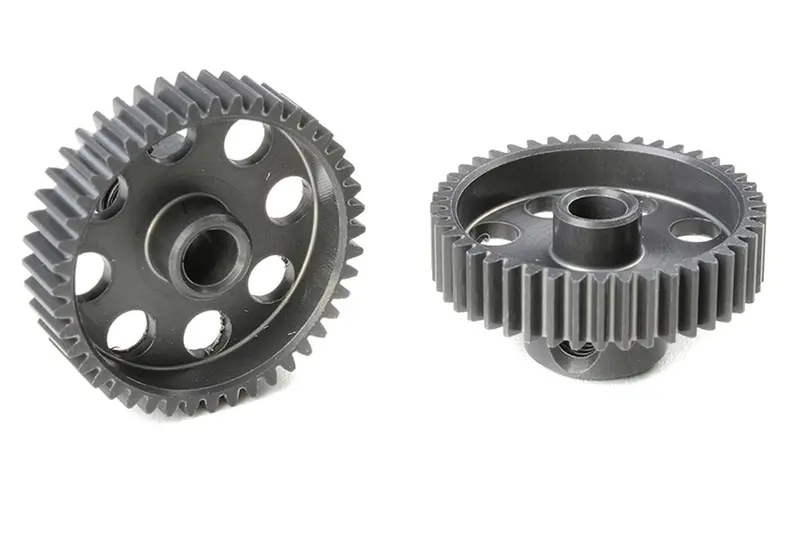 Corally - 64 Dp Pinion - Short - Hard Anodized Al7075 - 44 Teeth - Shaft Dia. 3.17Mm 1