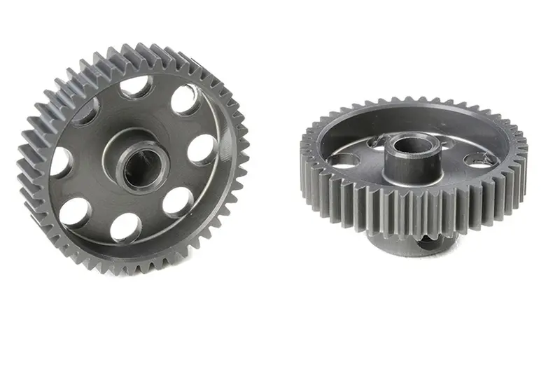 Corally - 64 Dp Pinion - Short - Hard Anodized Al7075 - 46Teeth - Shaft Dia. 3.17Mm 1