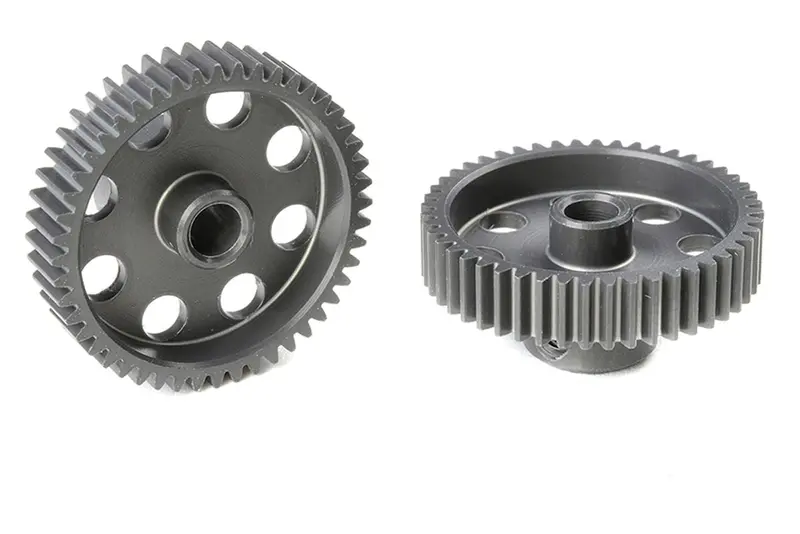 Corally - 64 Dp Pinion - Short - Hard Anodized Al7075 - 48 Teeth - Shaft Dia. 3.17Mm 1