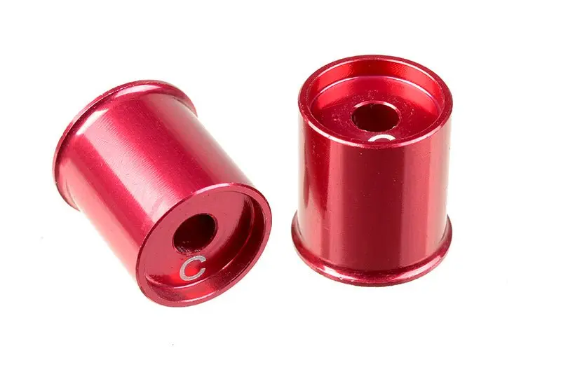Corally - Aluminum Lower Arm Cap C, - 2Mm (2 Pcs) Ssx-10 1