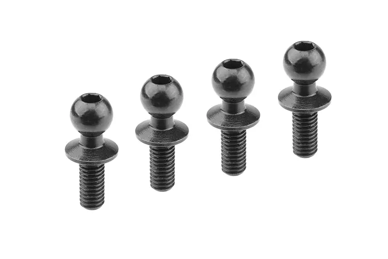 Corally - Ball End Dia. 4.8Mm - Thread 6Mm - Steel - 4 Pcs: Sbx410 1