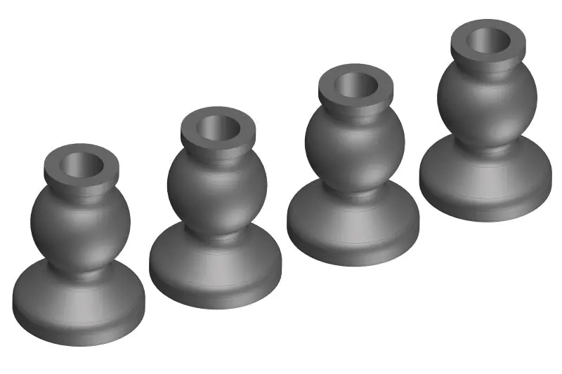 Corally - Ball Shouldered - 6.8Mm - Steel - 4 Pcs: Dementor, Kronos, Python, Shogun 1
