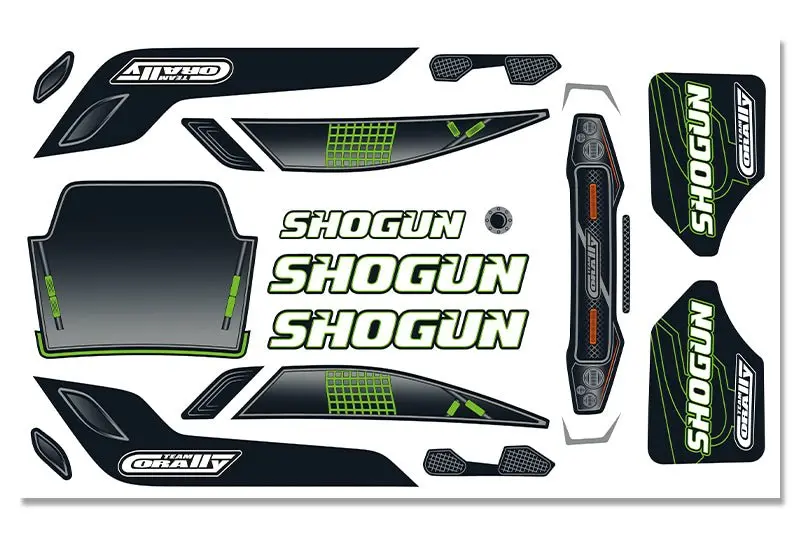 Corally - Body Decal Sheet  - Shogun Xp 6S - 1 Pc 1