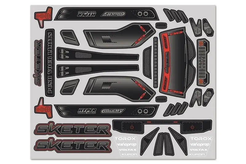 Corally - Body Decal Sheet, Sketer Xp 4S 1