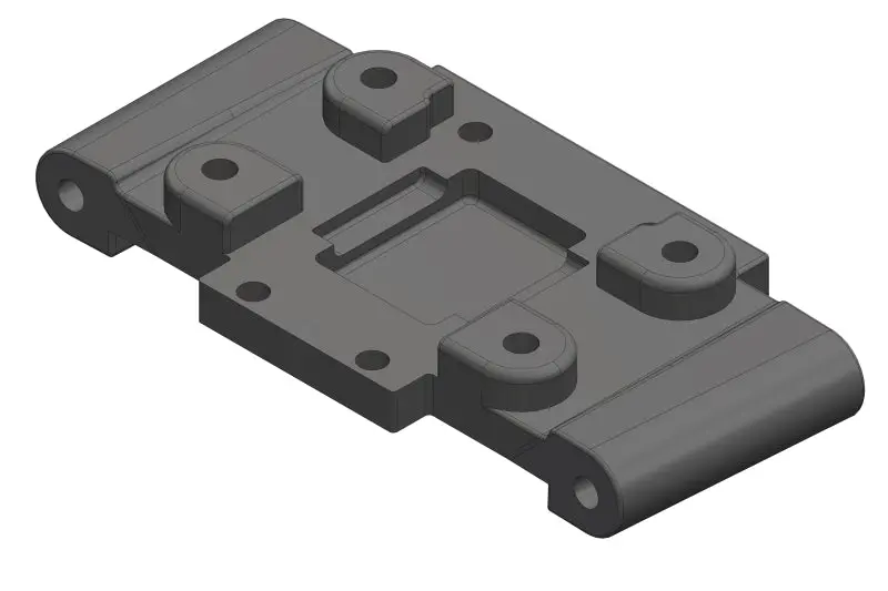 Corally - Bulkhead - Rear - Composite: Mammoth, Moxoo, Triton 1