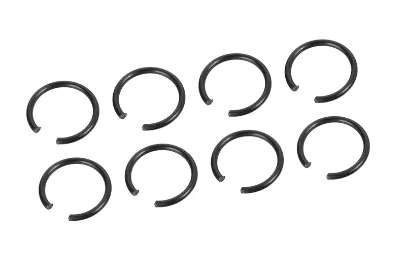 Corally - C-Clips 7Mm - Steel - 8 Pcs 1