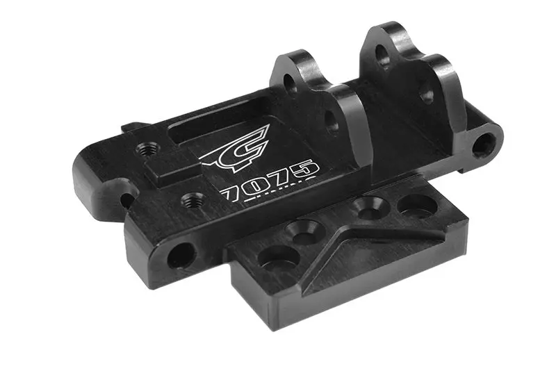 Corally - Center Diff Plate, Chassis Brace Holder, Swiss Made 7075 T6, Black, Made In Italy 1