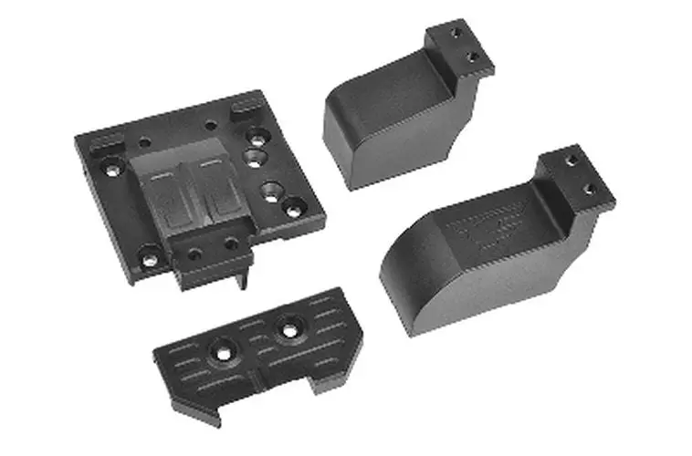 Corally - Center Diff Plate, Pinion Gear Cover, Xb, Composite, 1Pc, 1