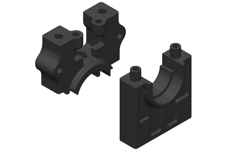 Corally - Center Differential Bulkhead - Composite - 1 Set: Dementor, Kronos, Python, Shogun 1