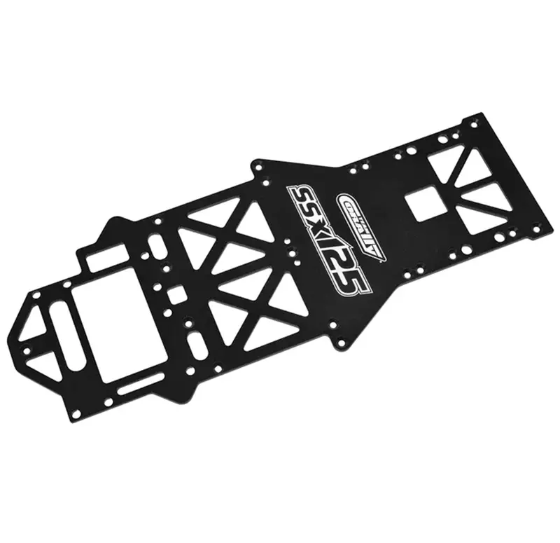 Corally - Chassis - 7075 Aluminum - 2.0Mm - Black - 1 Pc 1