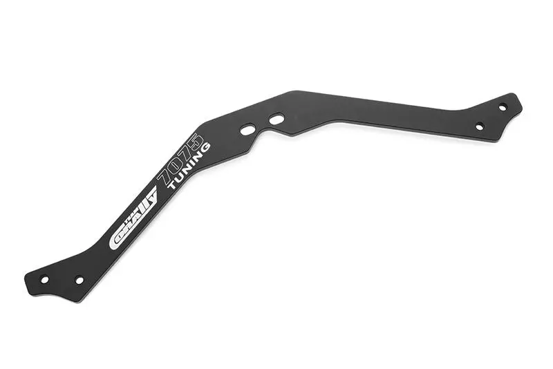 Corally - Chassis Brace, Center Upper, Asuga Xlr, Swiss Made 7075 T6, 3Mm, Hard Anodized, Black, Made In Italy 1
