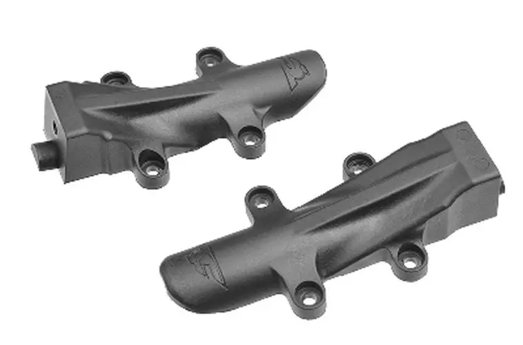 Corally - Chassis Brace Tube Cover, Front/Rear, 1 Set, For Kagama 1