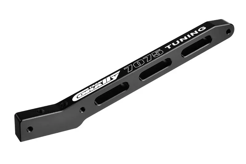Corally - Chassis Brace V2 - Rear - Swiss Made 7075 T6 - Hard Anodized - Black 1