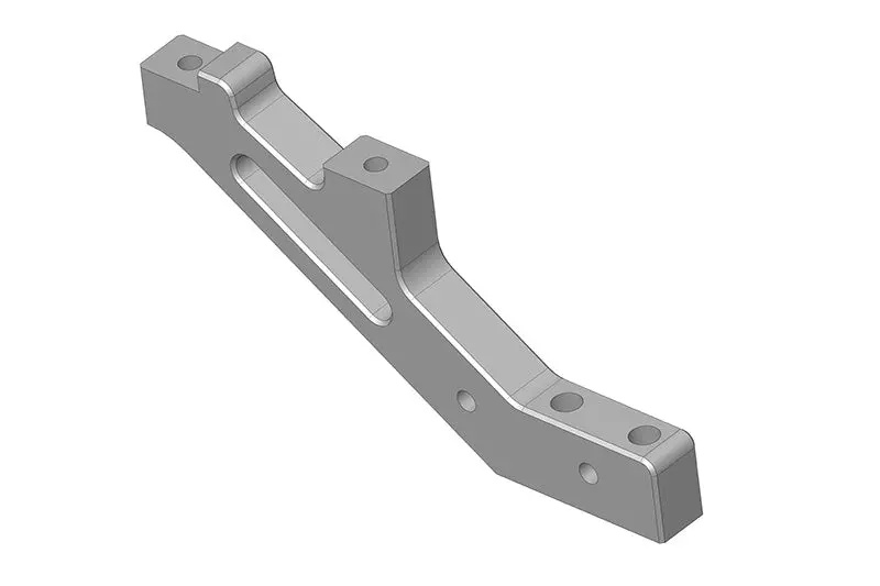 Corally - Chassis Brace - Xtr - Front - Aluminum - Titanium Color - 1 Pc 1