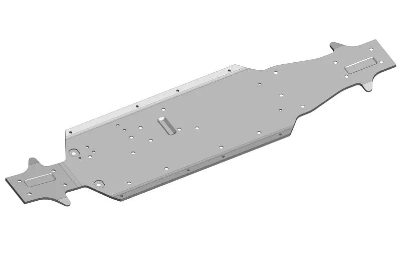 Corally - Chassis - Long - Xp Rtr Aluminum (1Pc) Kronos, Shogun 1