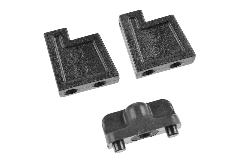 Corally - Chassis - Servo Post - Battery Stopper - 3 Pcs 1