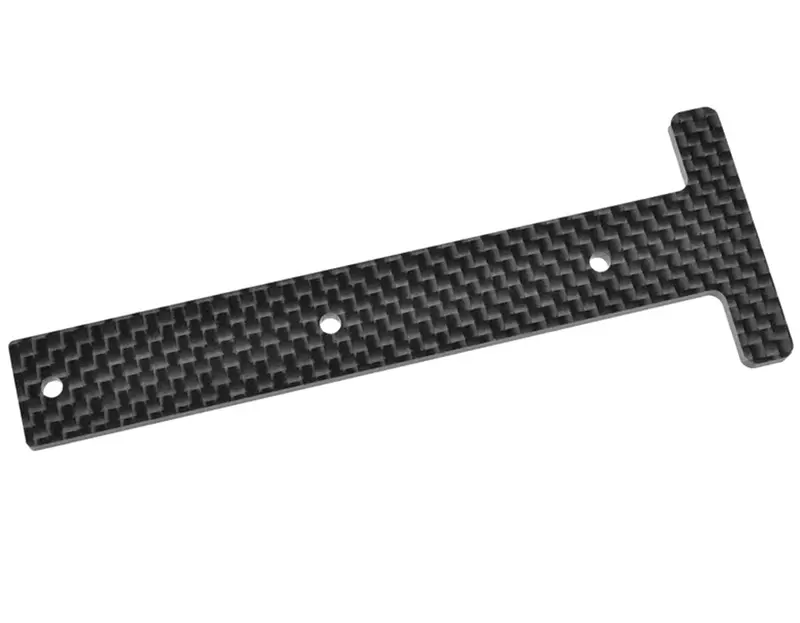 Corally - Chassis Stiffener Plate - Rear - Carbon - 1 Pc 1