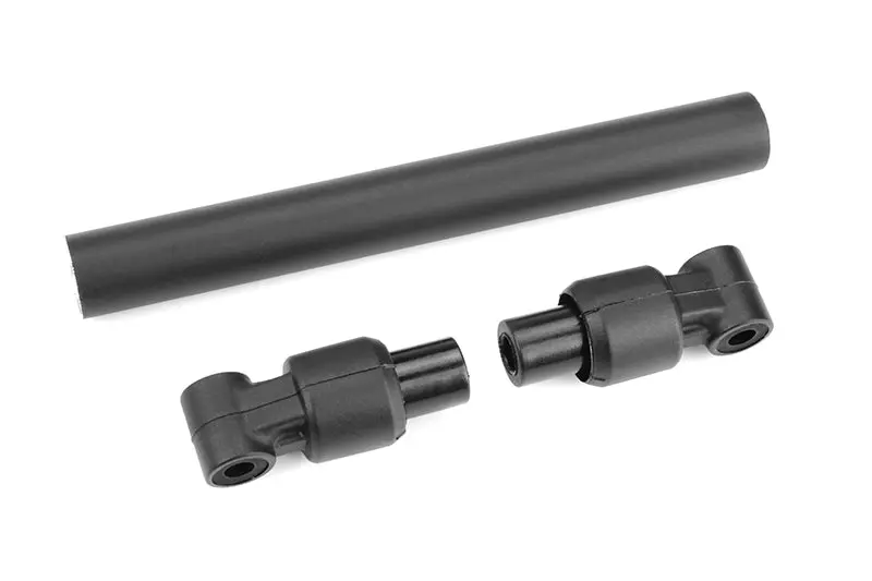 Corally - Chassis Tube - Front - 106Mm - Aluminum - Black - 1 Set 1
