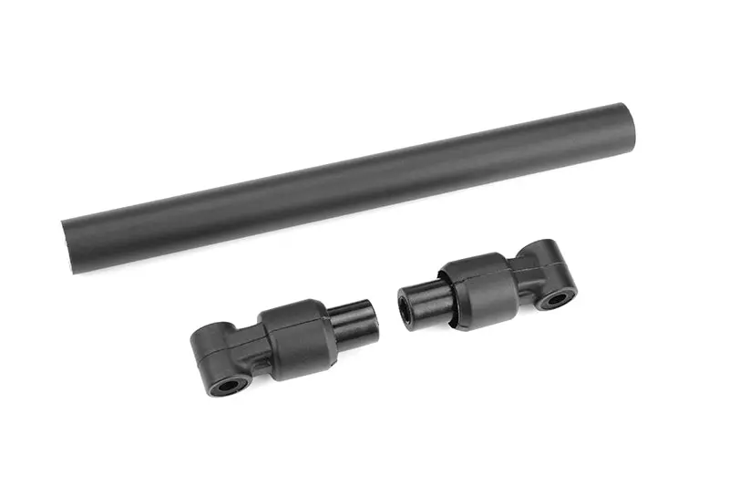 Corally - Chassis Tube - Front - 110Mm - Aluminum - Black - 1 Set 1