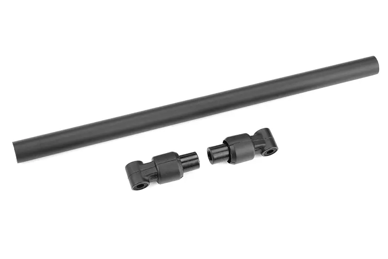 Corally - Chassis Tube - Front - 197.5Mm - Aluminum - Black - 1 Set 1