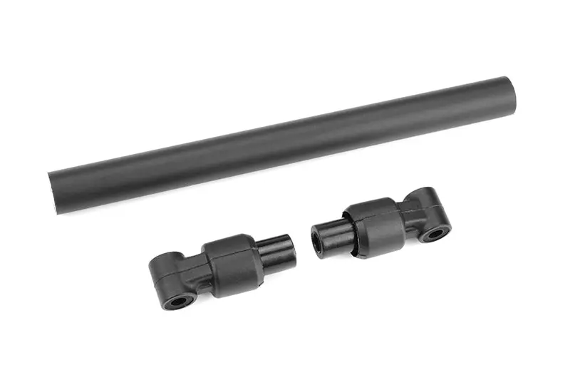 Corally - Chassis Tube - Rear - 130Mm - Aluminum - Black - 1 Set 1