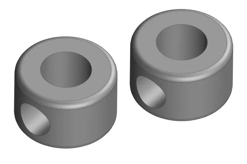Corally - Collar - For Anti-Roll Bar - Aluminum - 2 Pcs: Dementor, Kronos, Python, Shogun 1