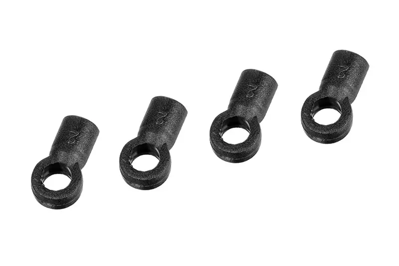 Corally - Composite Ball Joint - Aluminum Side Linkage Damper Tube - 4 Pcs 1