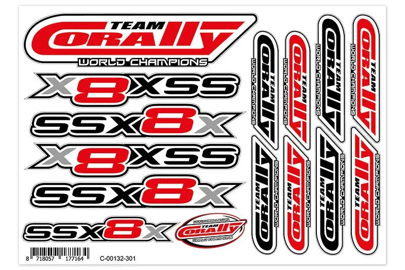 Corally - Decal Sheet Ssx-8X 1