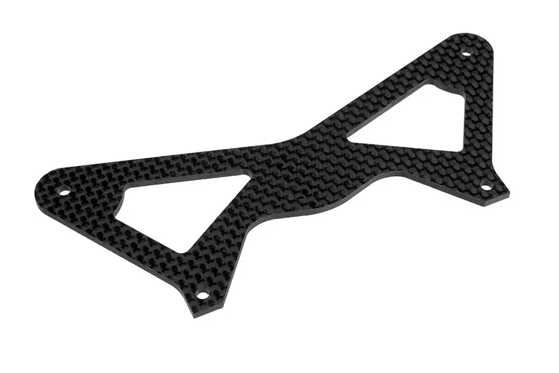 Corally - Front Body Mount Plate Ssx-8R - 3K Carbon - 1 Pc 1