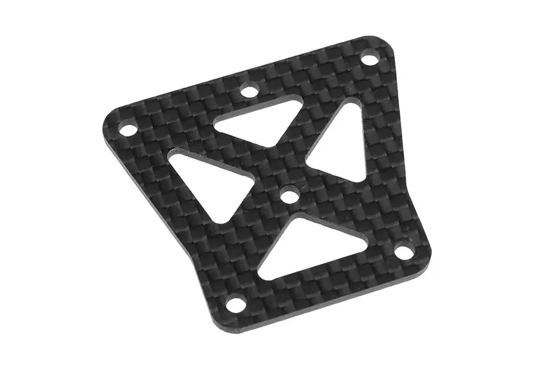 Corally - Front Upper Steering Deck - Graphite 2Mm - 1 Pc: Sbx410 1