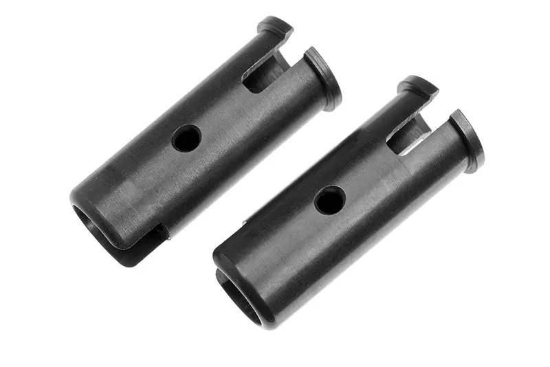 Corally - Front Wheel Axle - Chrome Steel - 2 Pcs 1