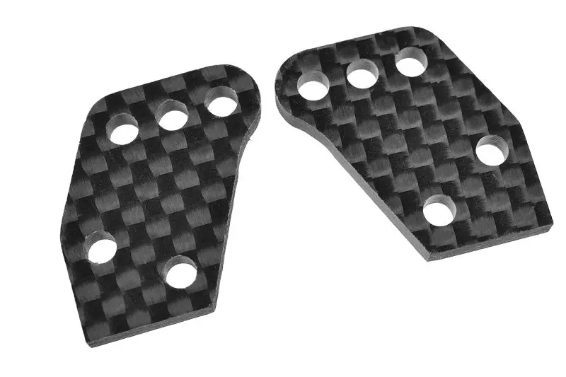 Corally - Hub Camber Plates, Rear, Carbon 3Mm, 2Pcs 1