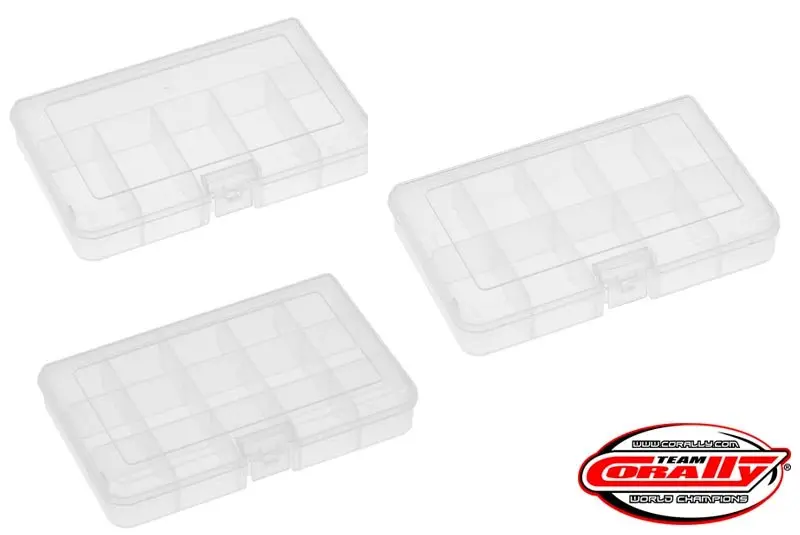 Corally - Medium Parts Box Set (3) 165 X 112 X 31Mm 1
