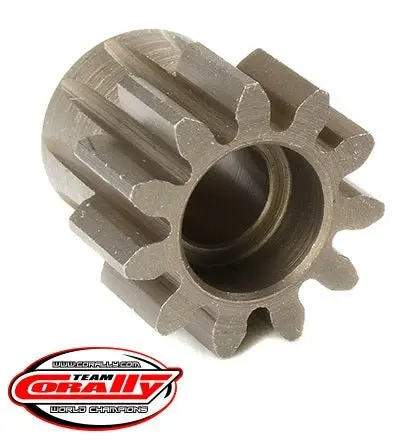 Corally - Mod 1.0 Pinion - Short - Hardened Steel - 11 Tooth - Shaft Dia. 5Mm: Dementor, Kronos, Shogun 1