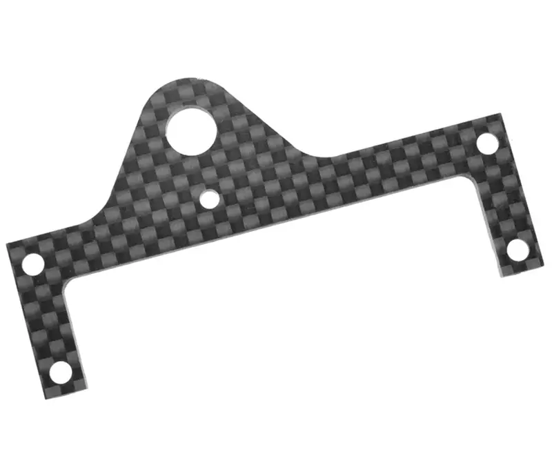 Corally - Motor Pod - Lower Plate - Carbon 2.5Mm - 1 Pc 1