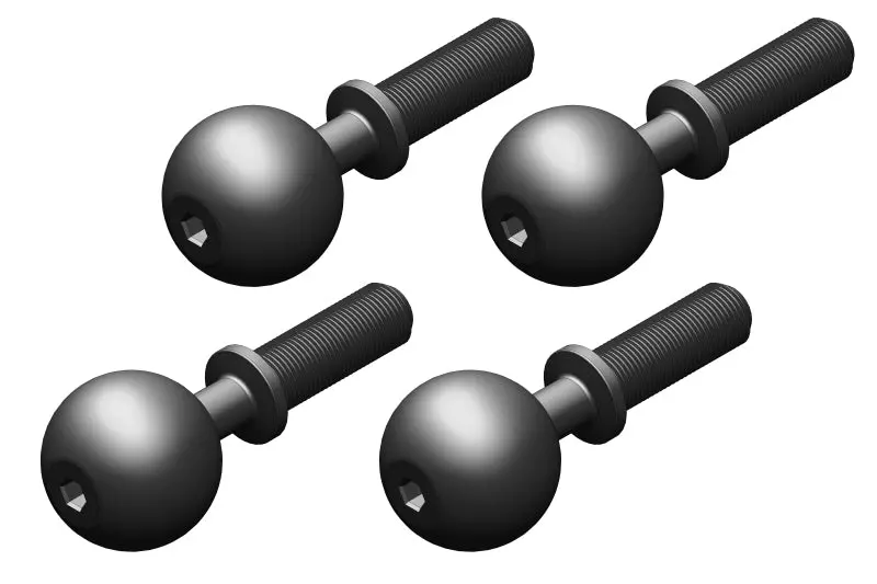 Corally - Pivot Ball - Steel - 4 Pcs: Dementor, Kronos, Python, Shogun 1
