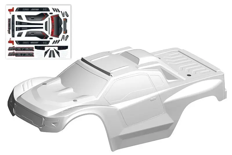 Corally - Polycarbonate Body, Sketer Xp 4S, Clear, Cut 1
