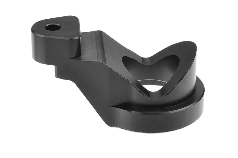 Corally - Servo Saver Steering Arm - 7075 T6 - Hard Anodized - Black - 1Pc 1