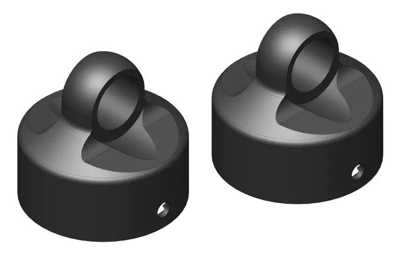Corally - Shock Cap - Aluminum - Hard Anodised - 2 Pcs: Dementor, Kronos, Python, Shogun 1