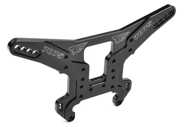 Corally - Shock Tower - Mtl - Swiss Made 7075 T6 - 5Mm - Hard Anodized - Black 1